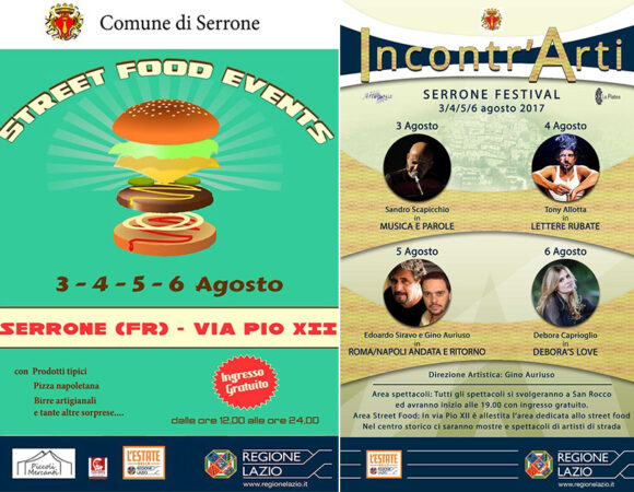 STREET FOOD & INCONTR’ARTI – Serrone (Fr)