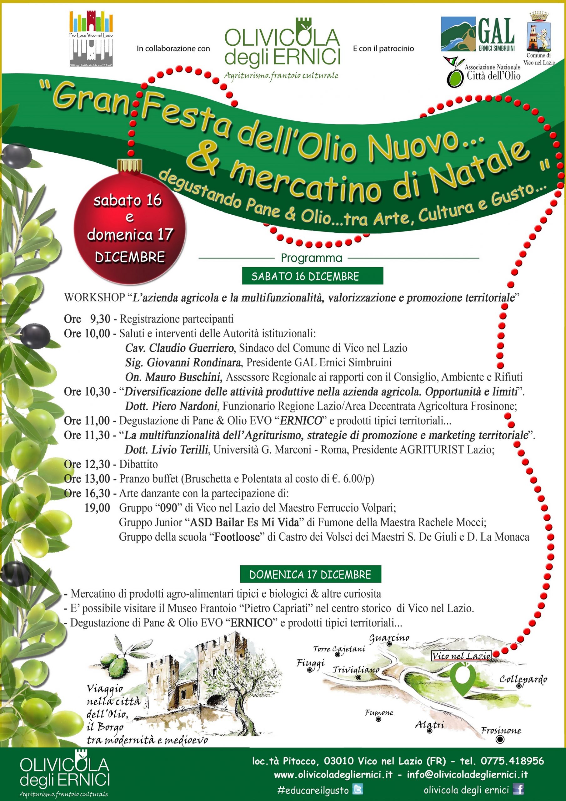 Gran Festa dell'Olio Nuovo e Mercatino di Natale