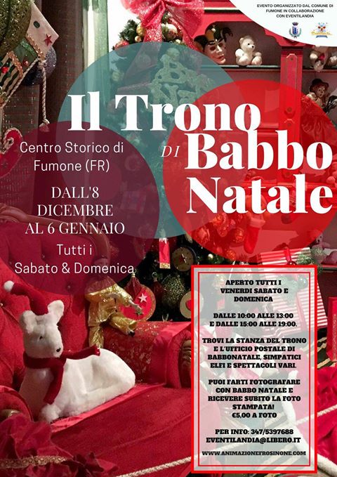 Il Trono di Babbo Natale Fumone