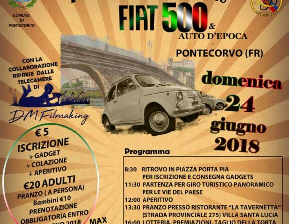 7° RADUNO FIAT 500 – Pontecorvo (FR)