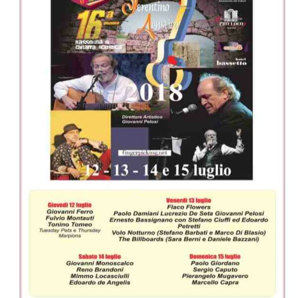 Ferentino Acustica 2018