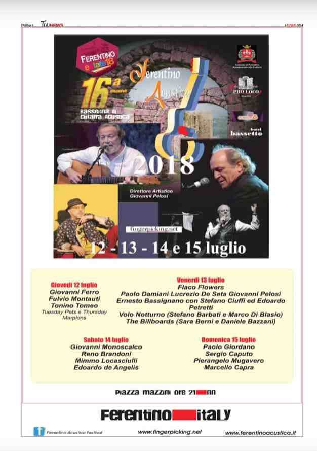 Ferentino Acustica 2018