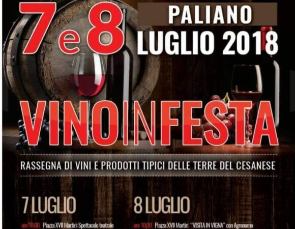 VINO IN FESTA – Paliano (Fr)