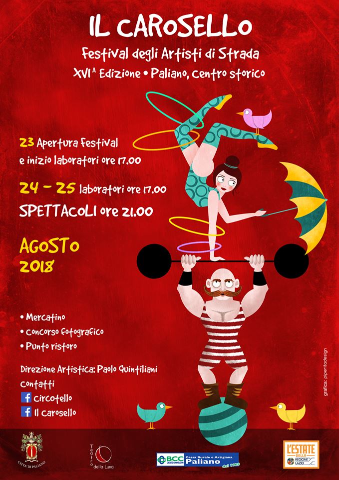 Carosello festival degli artisti di strada - Paliano 2018