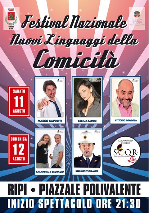 Festival comicità Ripi 2018