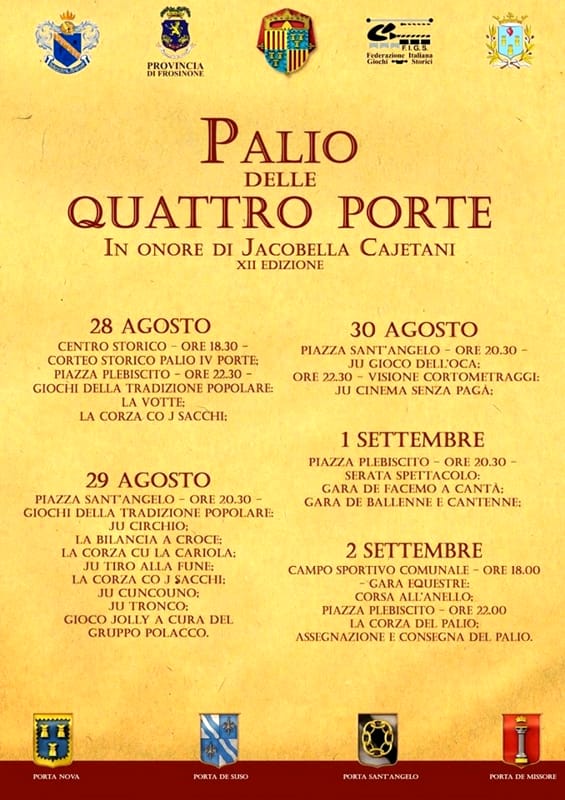 Palio quattro porte - Vallecorsa