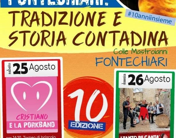 TRADIZIONE E STORIA CONTADINA – Fontechiari (Fr)