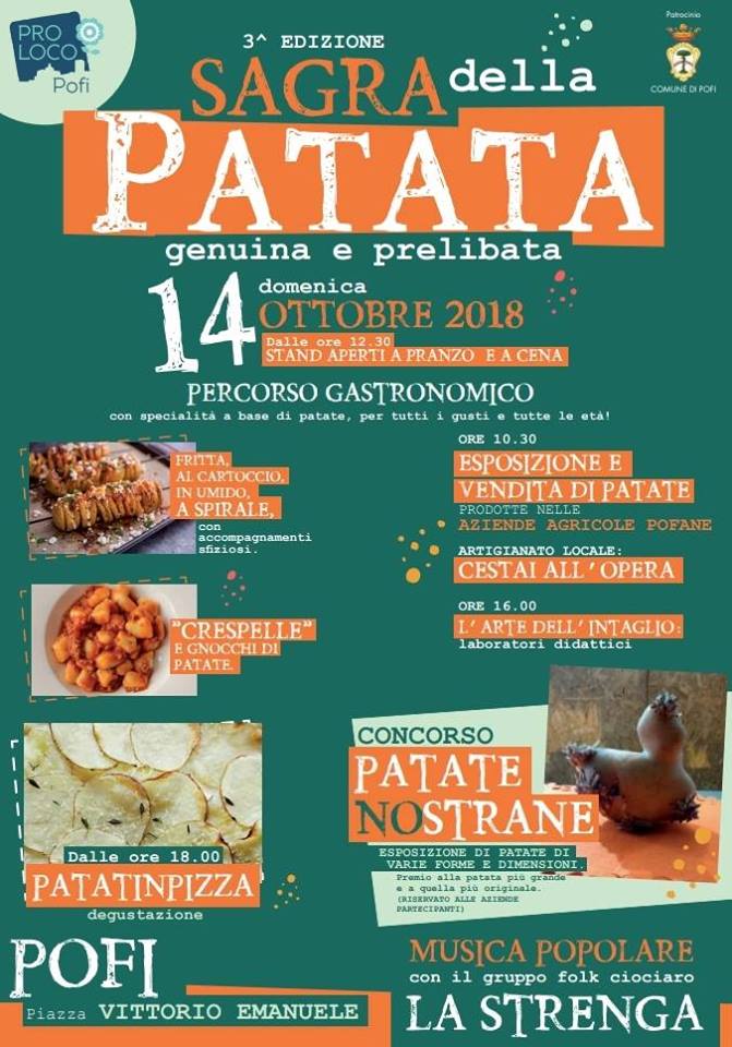 Sagra della Patata a Pofi - 2018