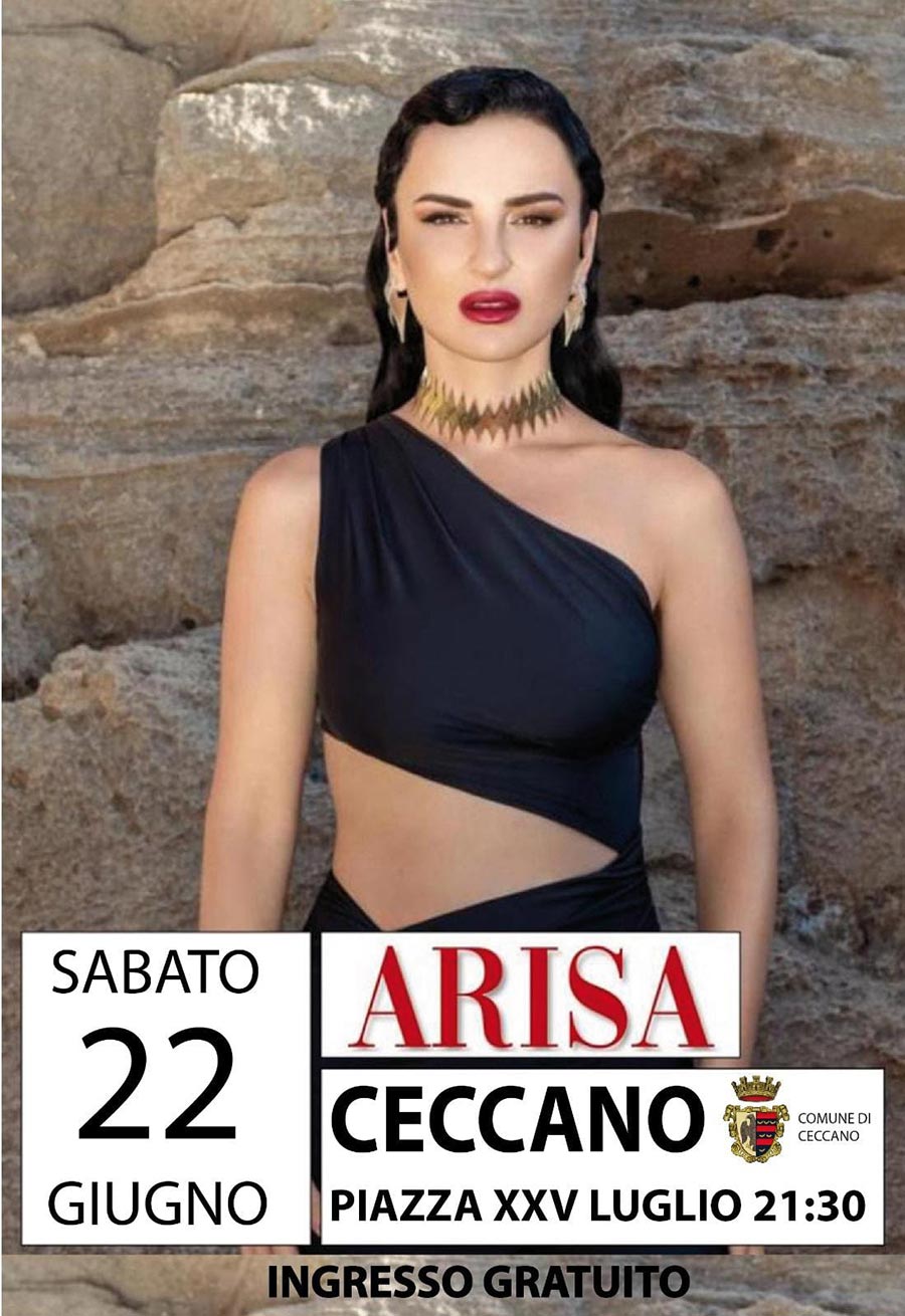 Arisa in concerto a Ceccano